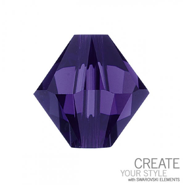 sw bicone 4 mm: purple velvet Xilion