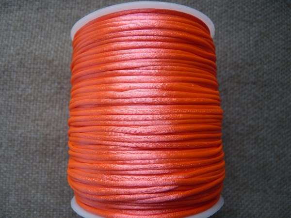 1 mm neon rózsaszín selyemzsinór 1 m