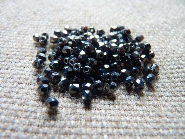3 mm csiszolt: hematit 50 db