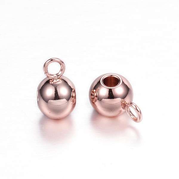 medáltartó: rozsdamentes acél rose gold sima 1 db