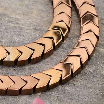 szintetikus hematit nyílhegy 20 db bronz