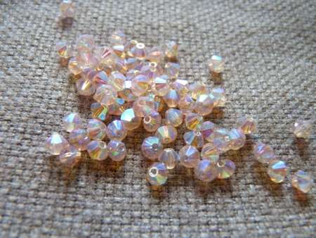 cseh bicone 4 mm peach 2XAB 20 db