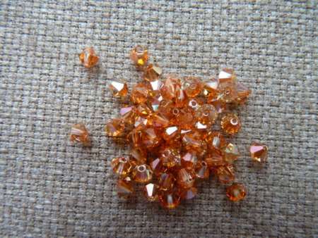 cseh bicone 4 mm apricot 20 db