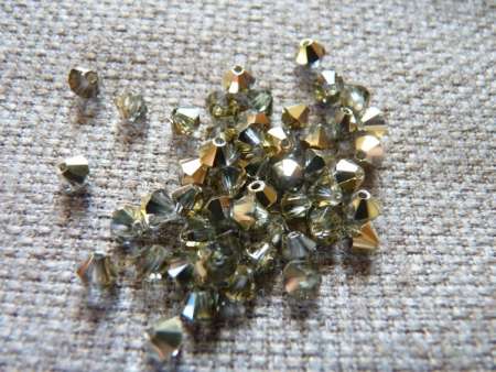 cseh bicone 4 mm half dorado 20 db