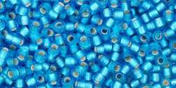 Toho 11/0 ezüst közepű matt sötét aquamarine 10 g