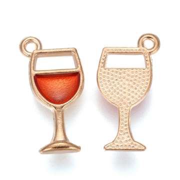 borospohár medál - rose gold