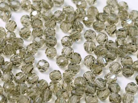 Round bead 6 mm: black diamond