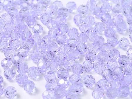 Round bead 6 mm: violet
