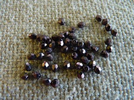 3 mm csiszolt: metallic amethyst gun metal 50 db