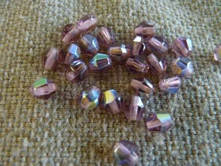 cseh bicone 6 mm amethyst AB 25 db
