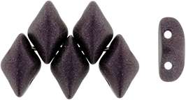 gemduo gyöngy: metallic suede- dk. plum 10 db
