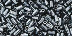 Toho rövid szalmagyöngy hematit 3 mm 5 gr