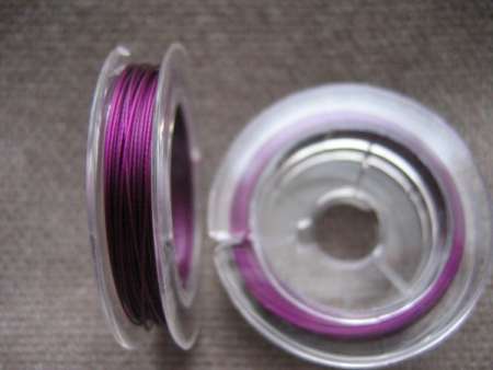 sodrony tekercs lila 10 m 0,38 mm