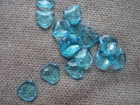 rose petal nagyobb aquamarine 5 db