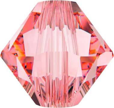 sw bicone 4 mm: rose peach Xilion