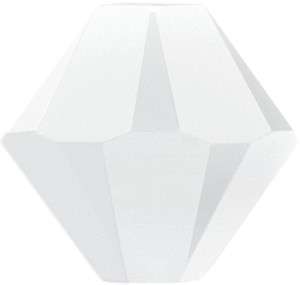 sw bicone 4 mm: white alabaster Xilion