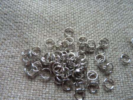 szerelőkarika: dupla rhodium 20 db