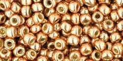 Toho 8/0 galvanizált rose gold 10 g PF551