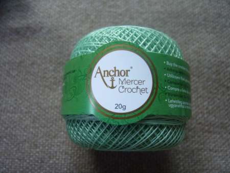 Anchor horgolócérna 60-as világoszöld 20 gr