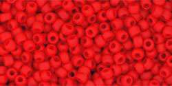 Toho 11/0 telt matt cherry 10 g (45AF)