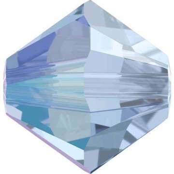 sw bicone 4 mm: light sapphire shimmer
