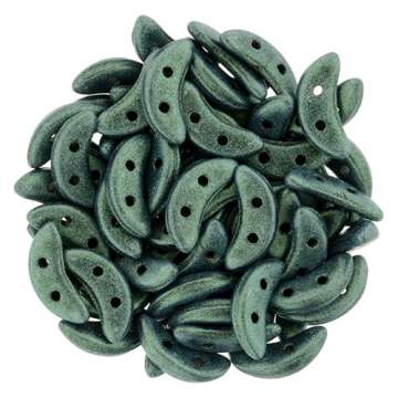 crescent gyöngy: metallic suede lt. green 20 db