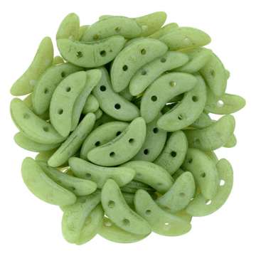 crescent gyöngy: opál zöld 20 db