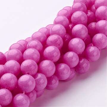 erős pink jade utánzat 12 mm