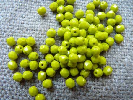 3 mm csiszolt: telt lime 50 db