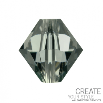 bicone 3 mm: black diamond