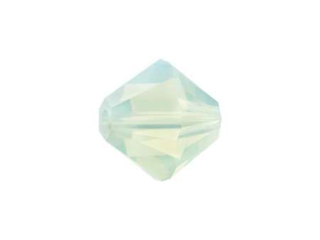 bicone 3 mm: chrysolite opal